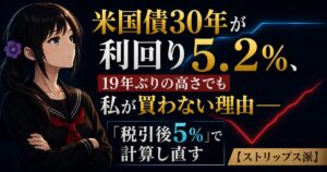 19年ぶりの高利回りでも米国債を買わない理由を解説するアイキャッチ